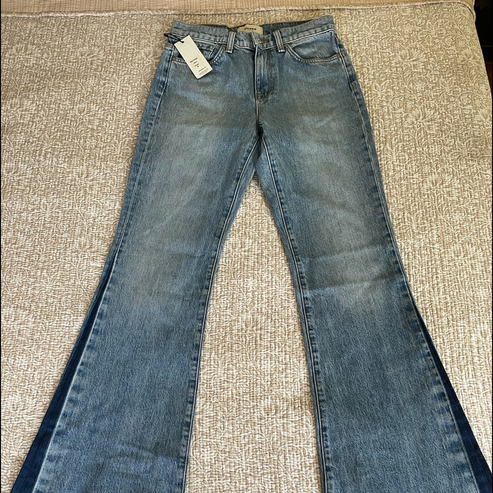 Baldwin flare jeans.